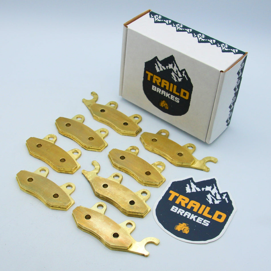 Traild Yamaha Rhino 700 2008-2013 Brass Brake Pad Set