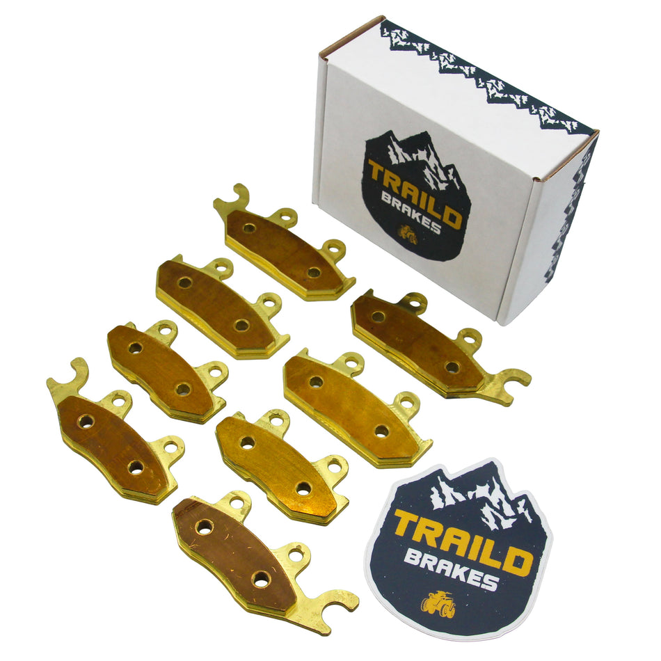 Traild Yamaha Viking 700/Viking VI 2014-2026 Brass Brake Pad Set