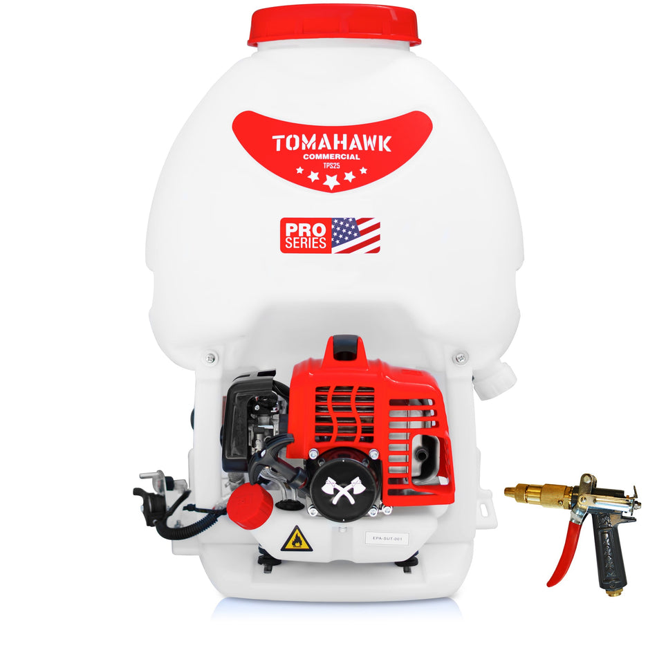 Tomahawk 5 Gallon Gas Backpack Sprayer 450 PSI Pump for Mosquitoes Pesticides