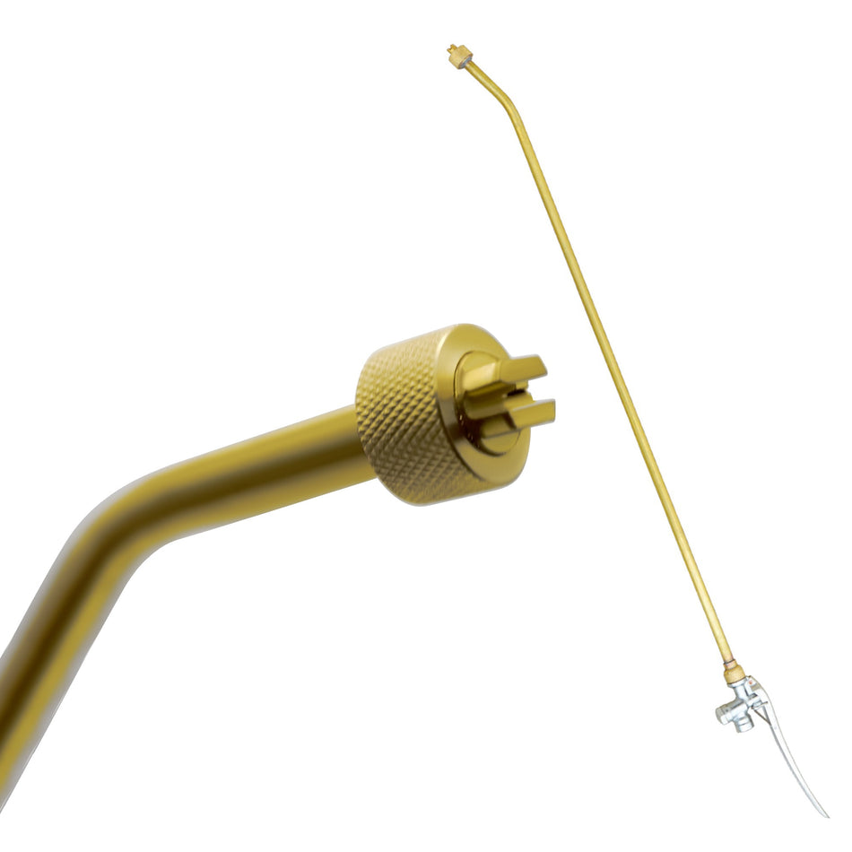 Tomahawk 24 Inch Spray Wand Attachment Curved, with .5 GPM Fan Nozzle for Concrete Spraying