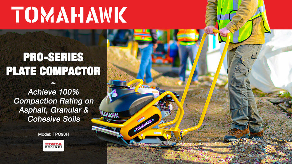 Tomahawk Polyurethane Paver Pad for TPC90H Plate Compactor Brick Paver Compaction