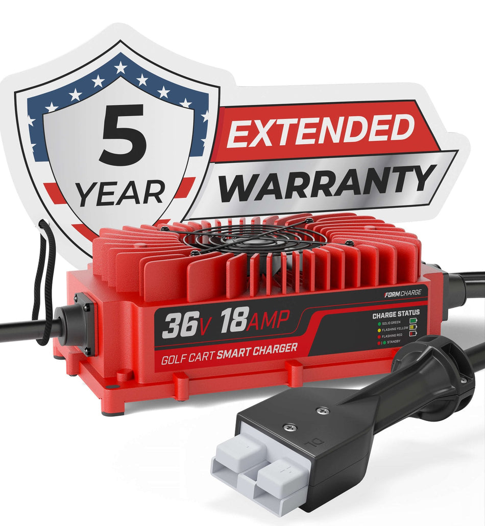 FORM Charge EZGO 36V Golf Cart Charger - Marathon - SB50 Anderson Plug - Lead Acid - PRO VERSION