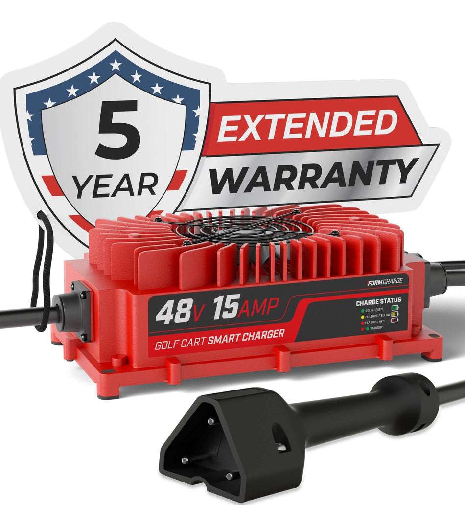 FORM Charge EZGO 48V Golf Cart Charger - RXV & TXT - Lead Acid - PRO VERSION