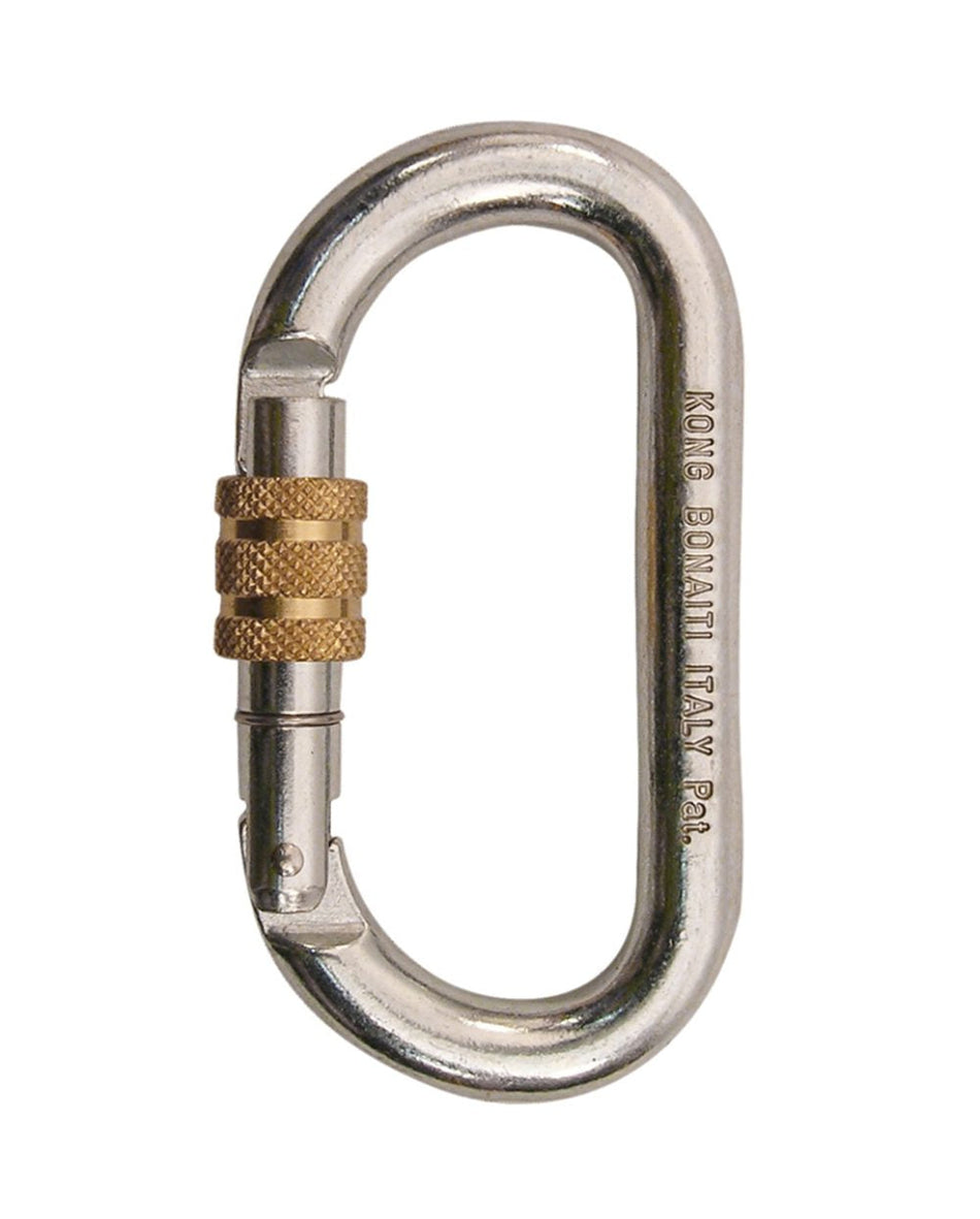 Kong OVAL STEEL CLASSIC SCREW SLEEVE Carabiner