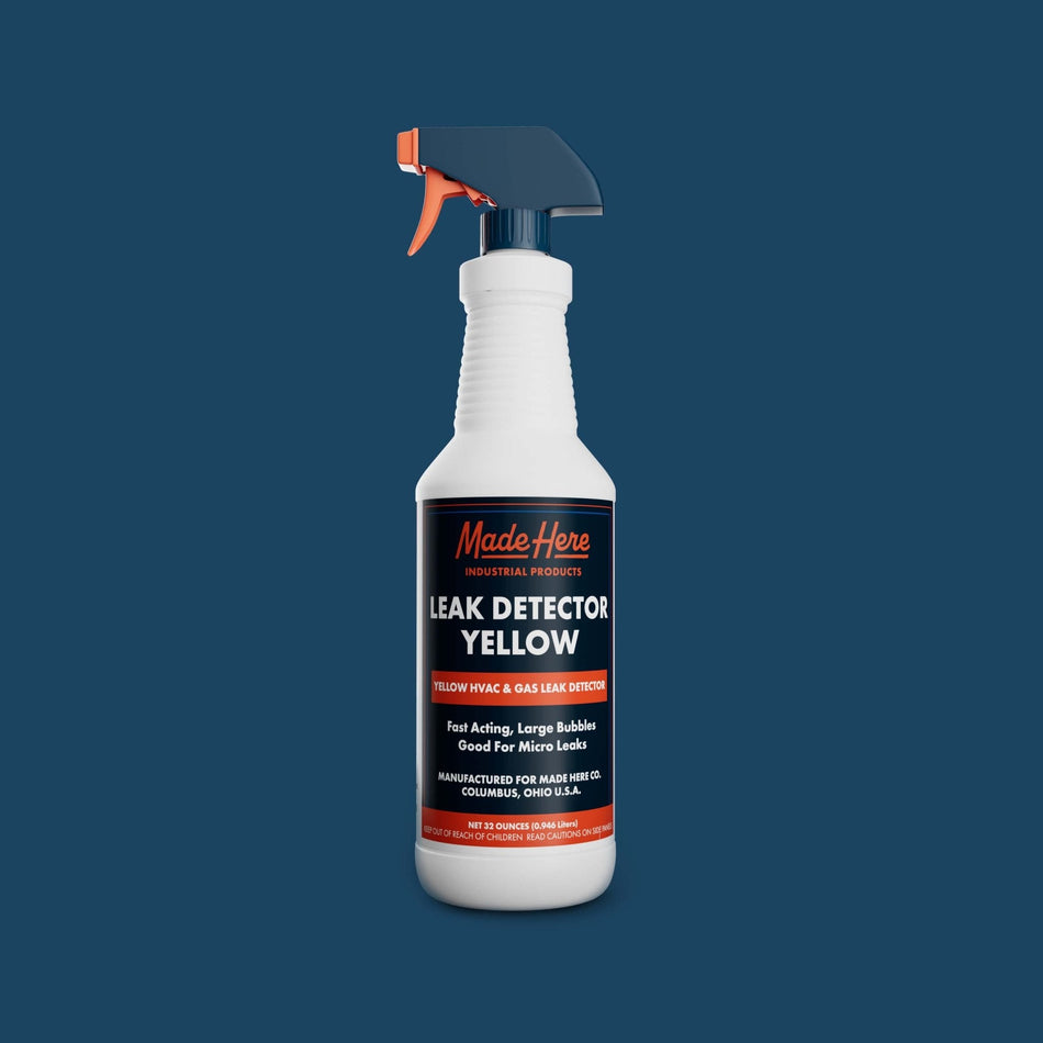 Made Here Leak Detector Yellow