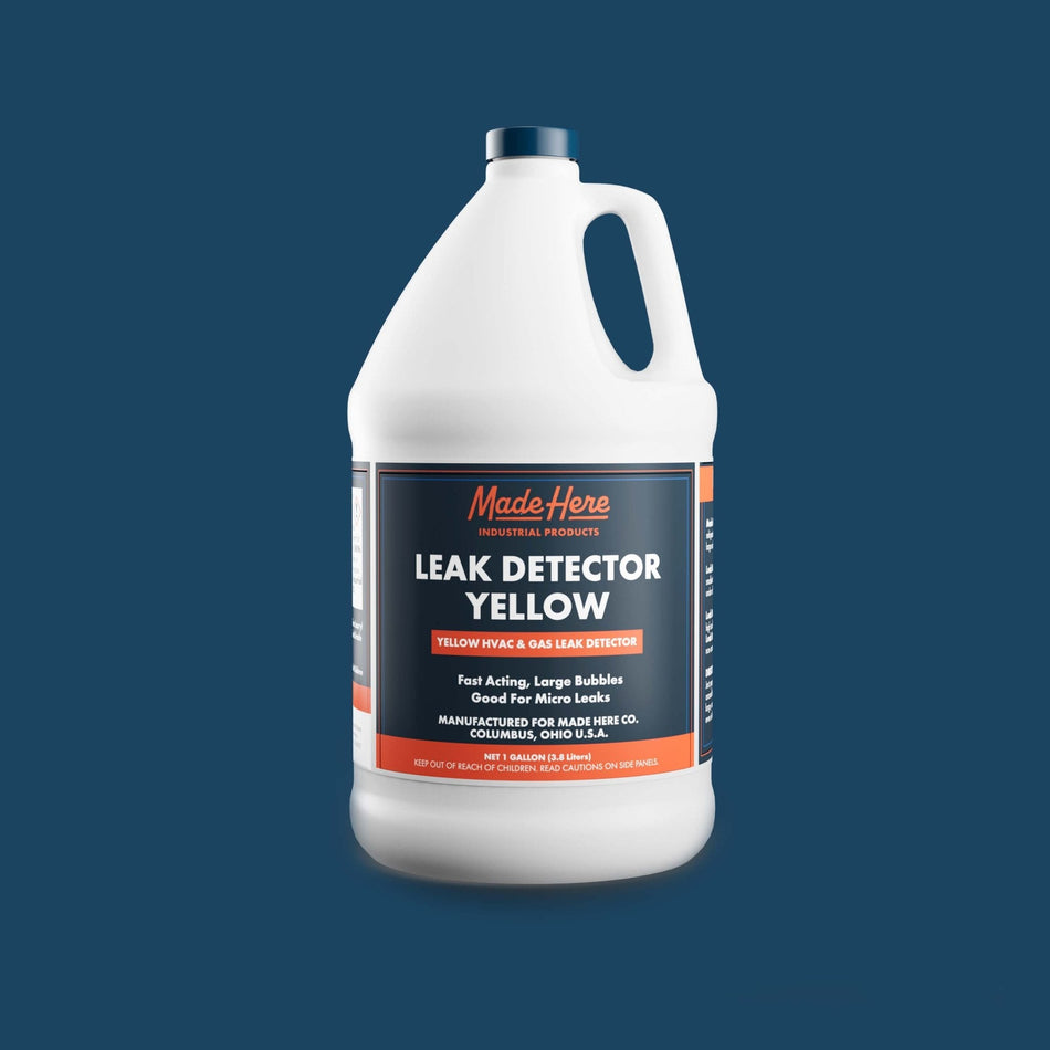 Made Here Leak Detector Yellow