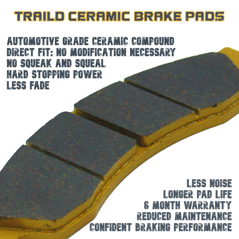 Traild Polaris Ranger 500/SP 570 2022-2026 Ceramic Brake Pad Set