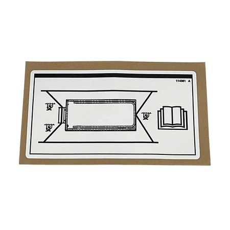 Genie Decal Label Transport Diagram 114361GT - MPN: 114361