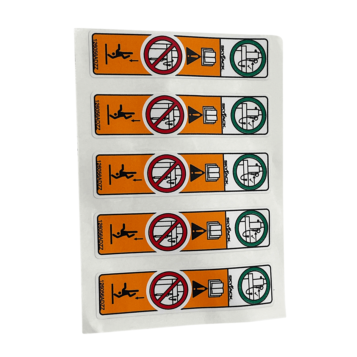 Skyjack Label Vl, Falling Hazard Pic. 126056 - MPN: 126056