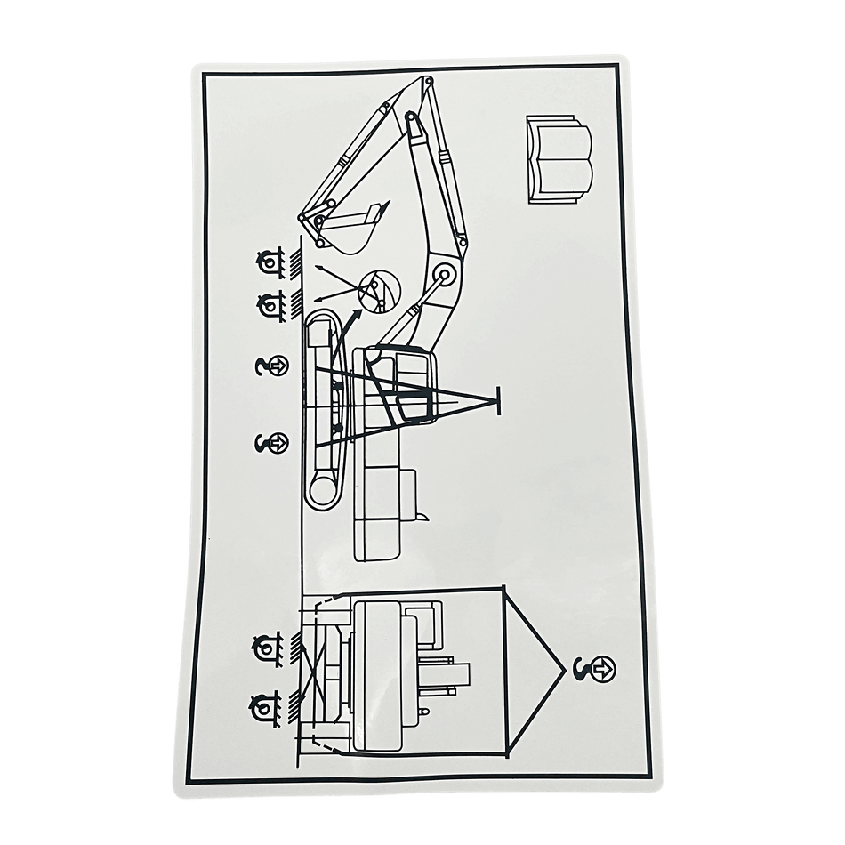Sany Fixed Loading Spot Layout Diagramsy215Ca 13156487 - MPN: 13156487