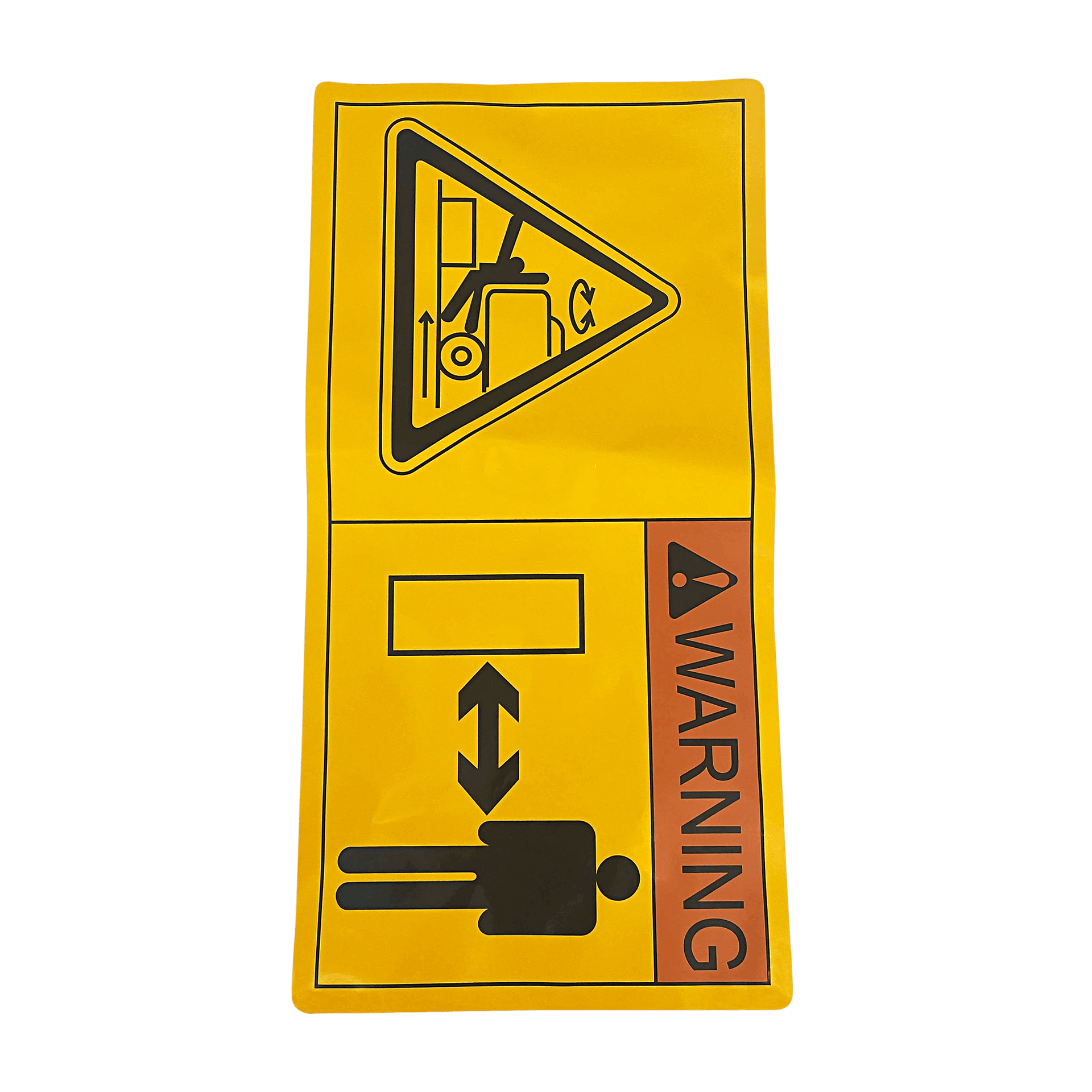 Counterweight Warning Board