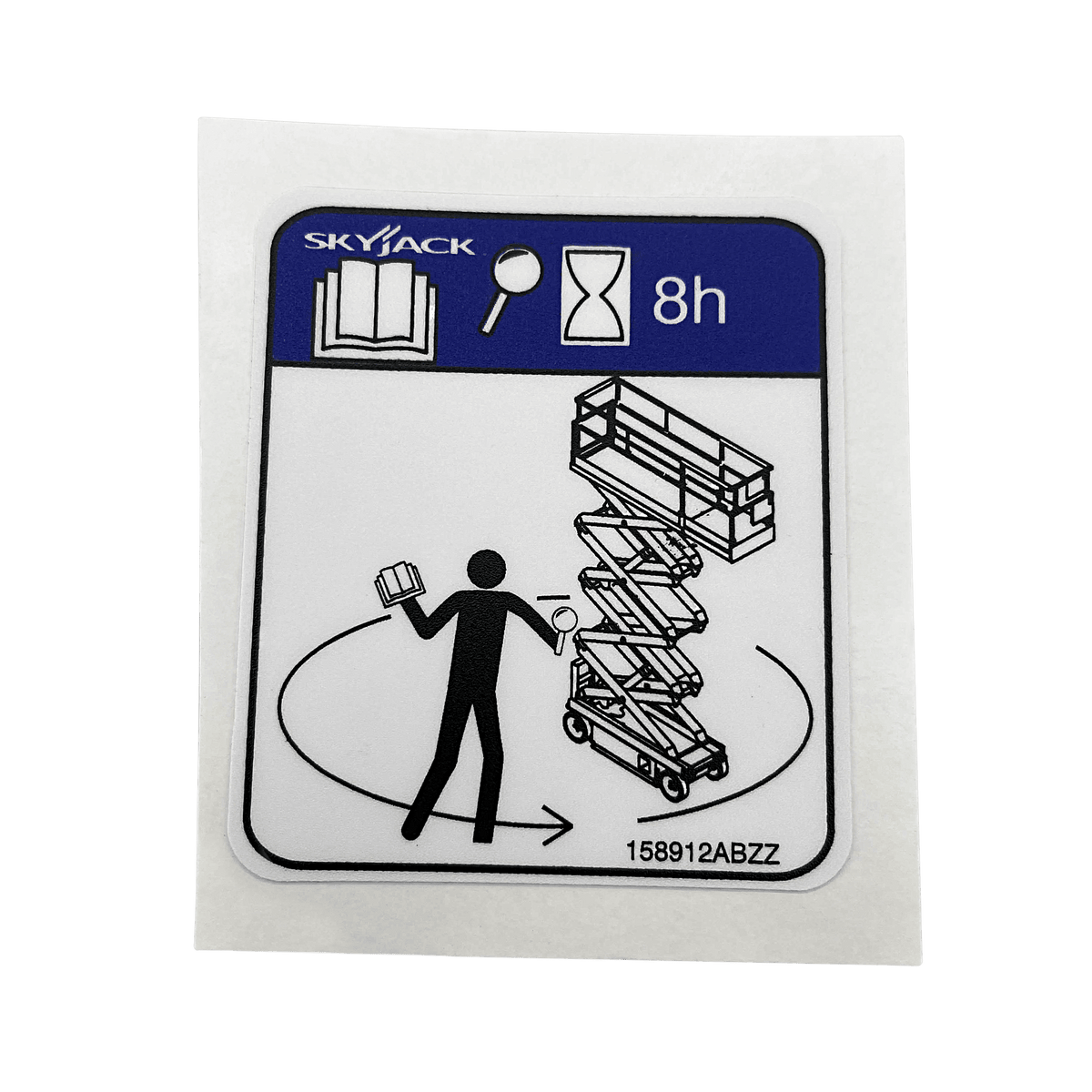 Skyjack Label Vl, Daily Maintenance Check 158912 - MPN: 158912