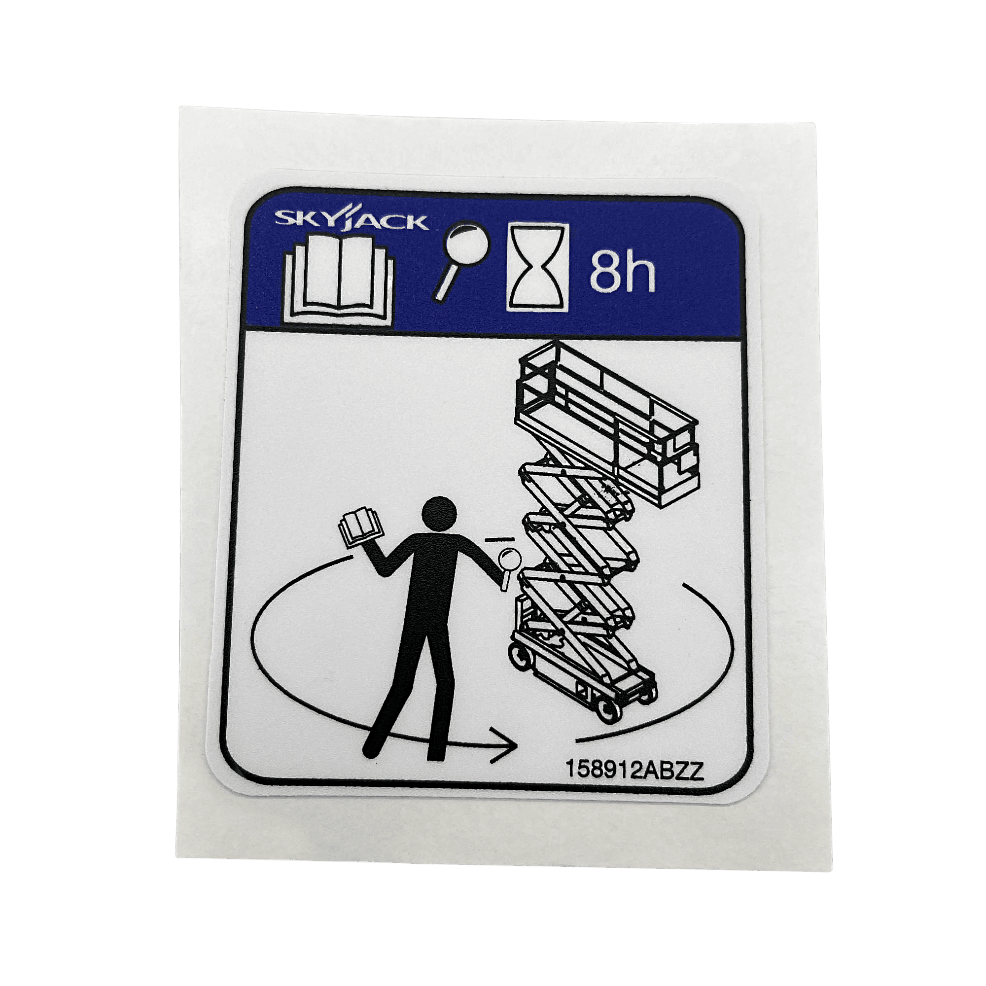 Skyjack Label Vl, Daily Maintenance Check 158912 - MPN: 158912