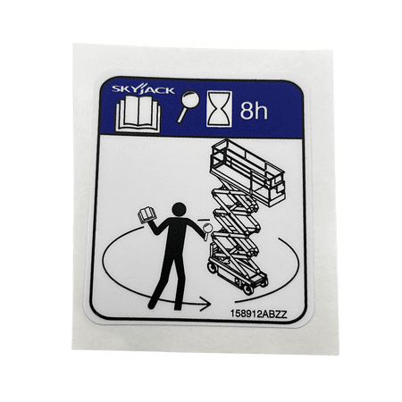 Skyjack Label Vl, Daily Maintenance Check 158912 - MPN: 158912