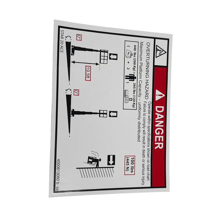 Haulotte Load Height 20 4000613060 - MPN: 4000613060