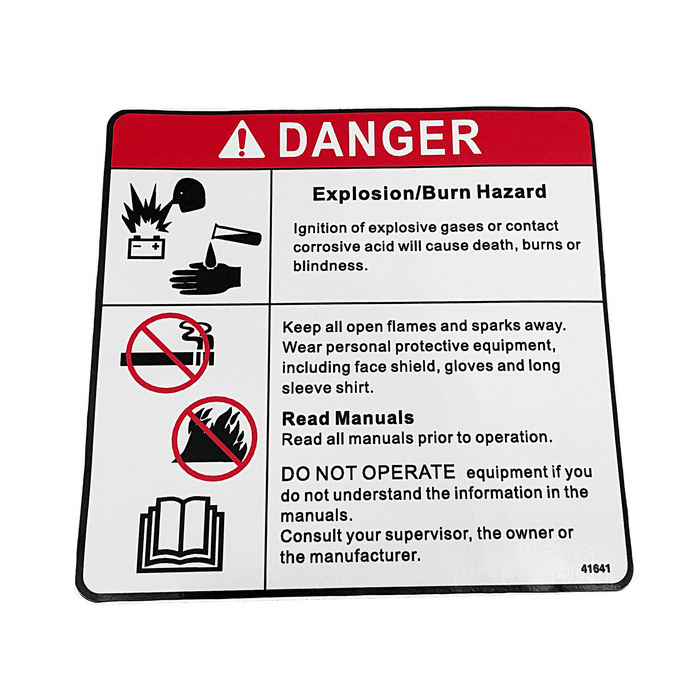 MEC Explosion Decal 41641 | MEC Parts Catalog — EquipmentShare Parts Store