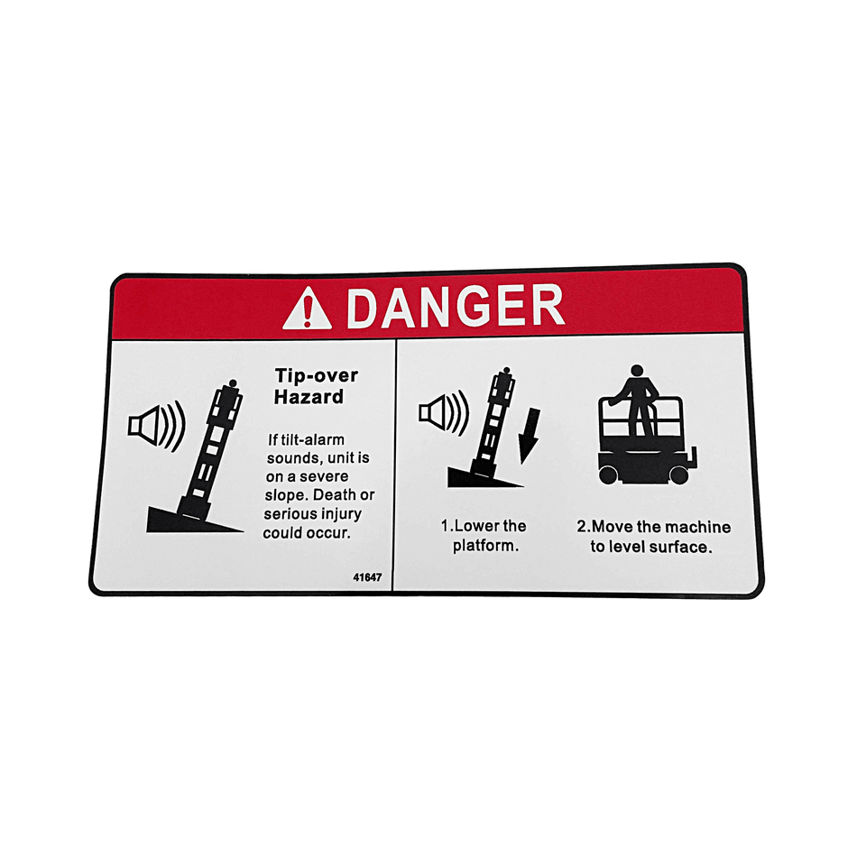 MEC Danger Tip Over 41647 - MPN: 41647