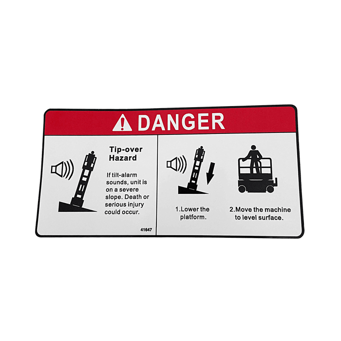 MEC Danger Tip Over 41647 - MPN: 41647