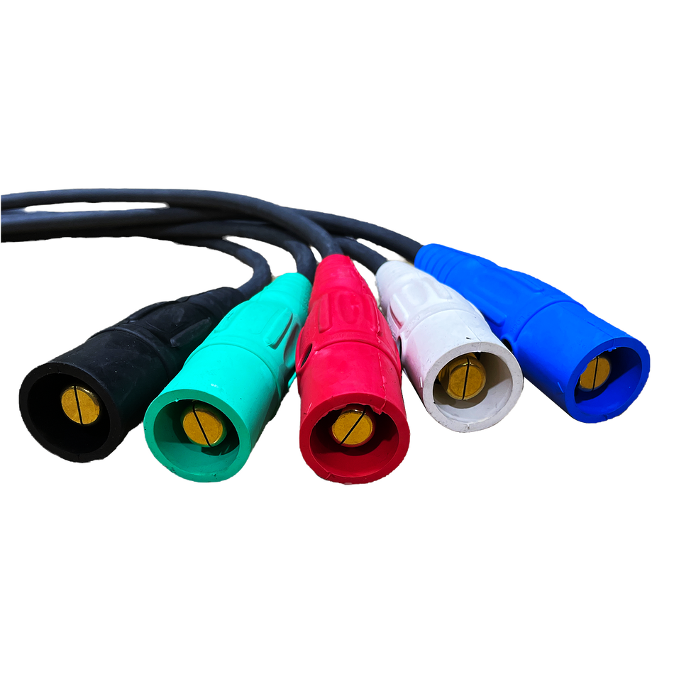 Cable #2 Banded 5 5' EISL Cable, M Camlock X Bare Pigtail 200 Amp 500-1202