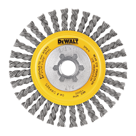 DEWALT HP 4" Carbon Stringer Wire Wheel