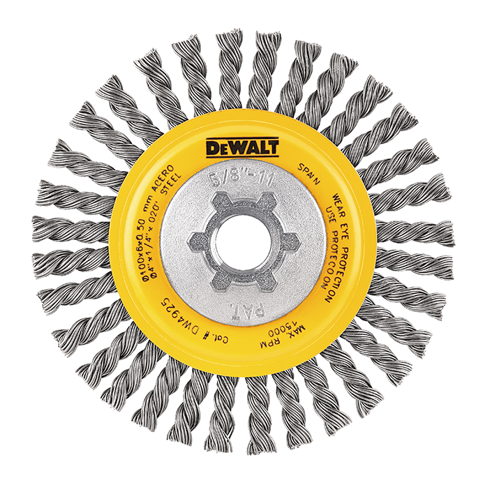 DEWALT HP 4" Carbon Stringer Wire Wheel