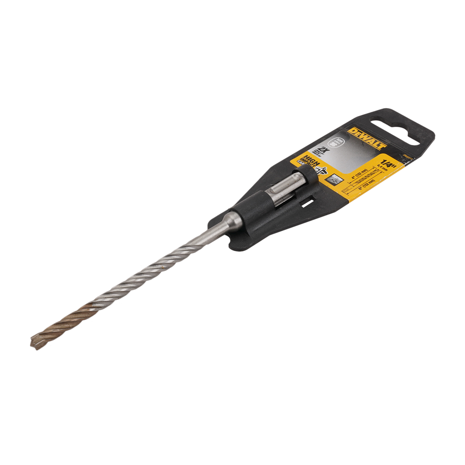 DEWALT DW5517 High Impact Carbide™ SDS Plus Masonry Drill Bit, 1/4" x 4" x 6"