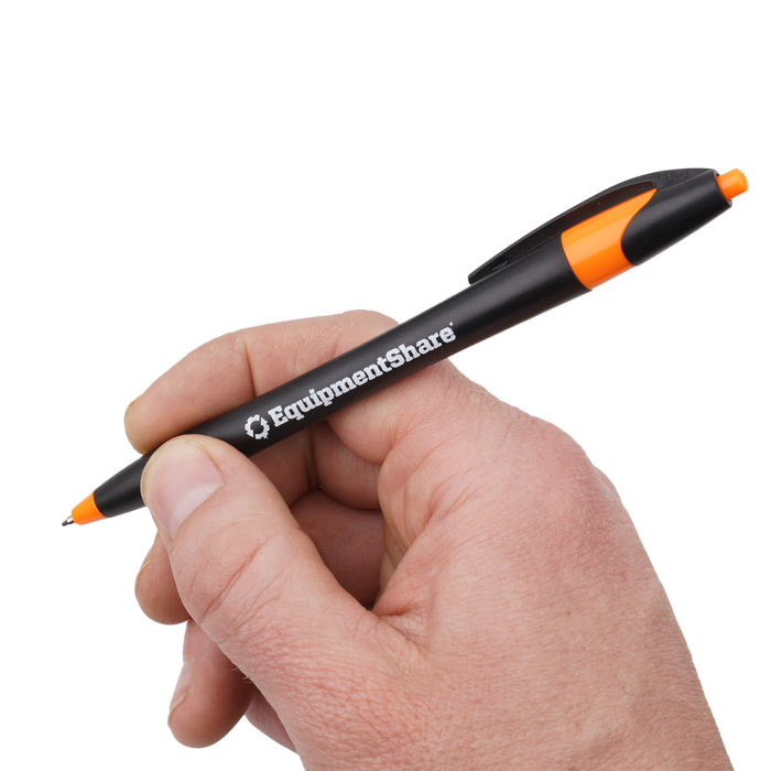 EquipmentShare Black Ballpoint Pen