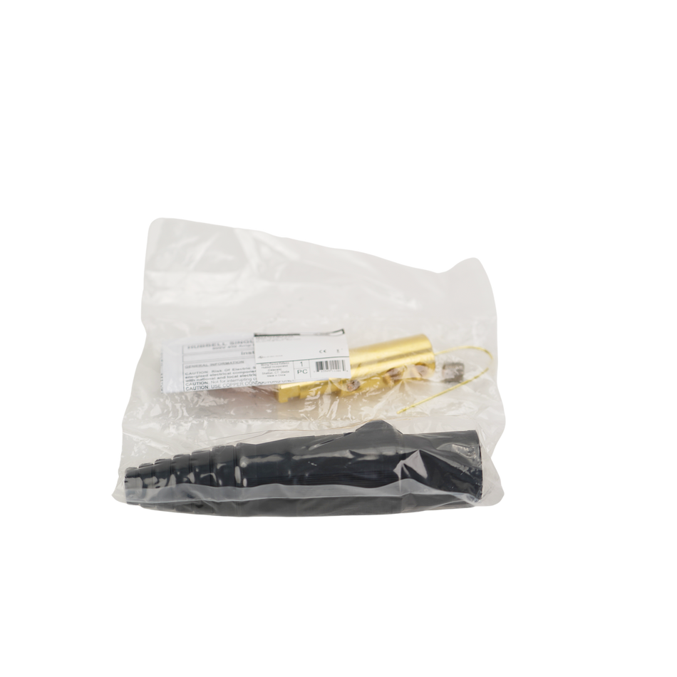 Hubbell Single Pole Male Plug HBL300MBK