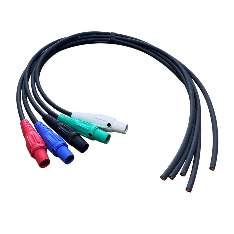 Cable #2 Banded 5 5' Eisl Cable, F Camlock X Bare Pigtail 200 Amp 500-1203