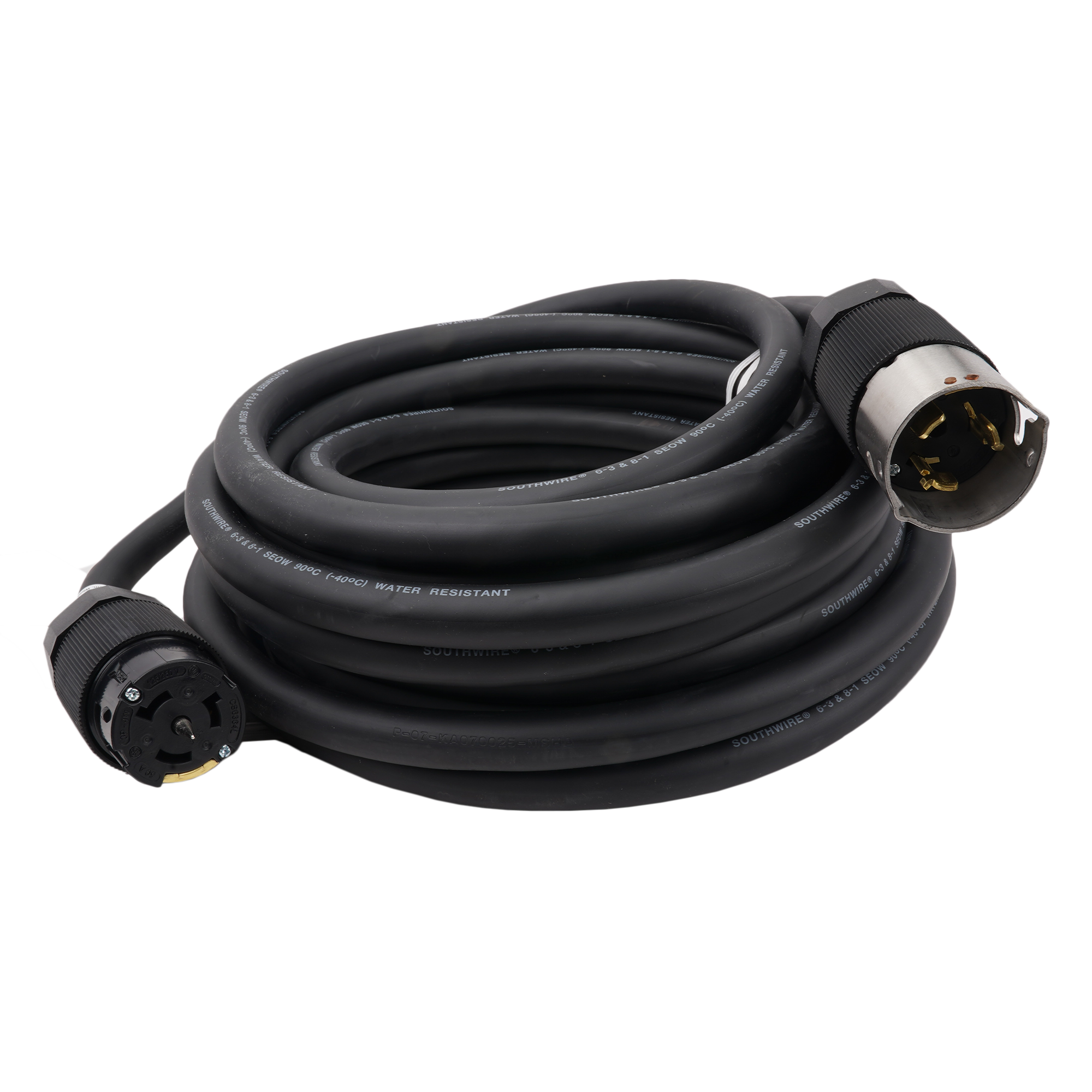 Spider Cable Cable 6/4 Soow 50' Spider Box Cable, Male 50A Cali-Style X Female 50A ...