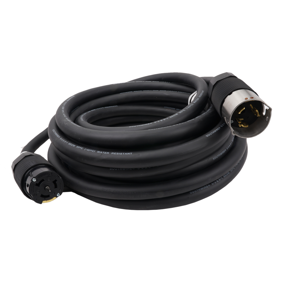 Cable 6/4 Soow 50' Spider Box Cable, Male 50A Cali-Style X Female 50A Cali-Style 500-1301