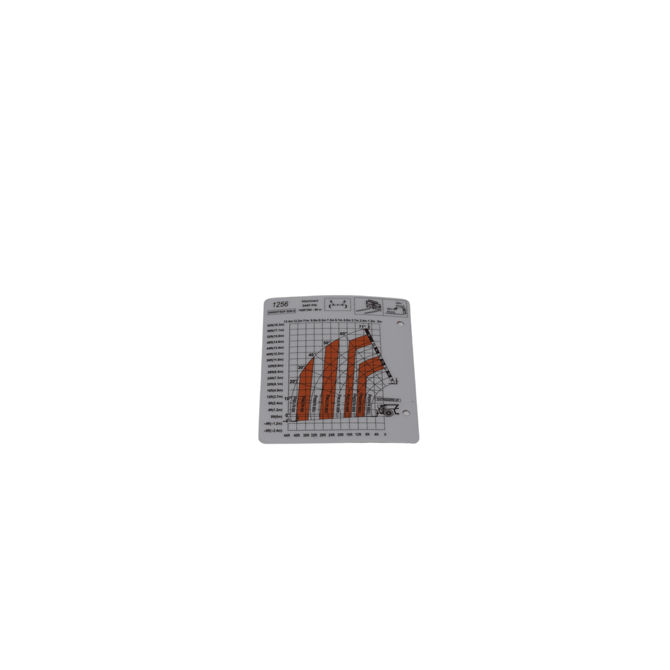 Sany Fixed Carriage Stabilizer Decal STH005224271