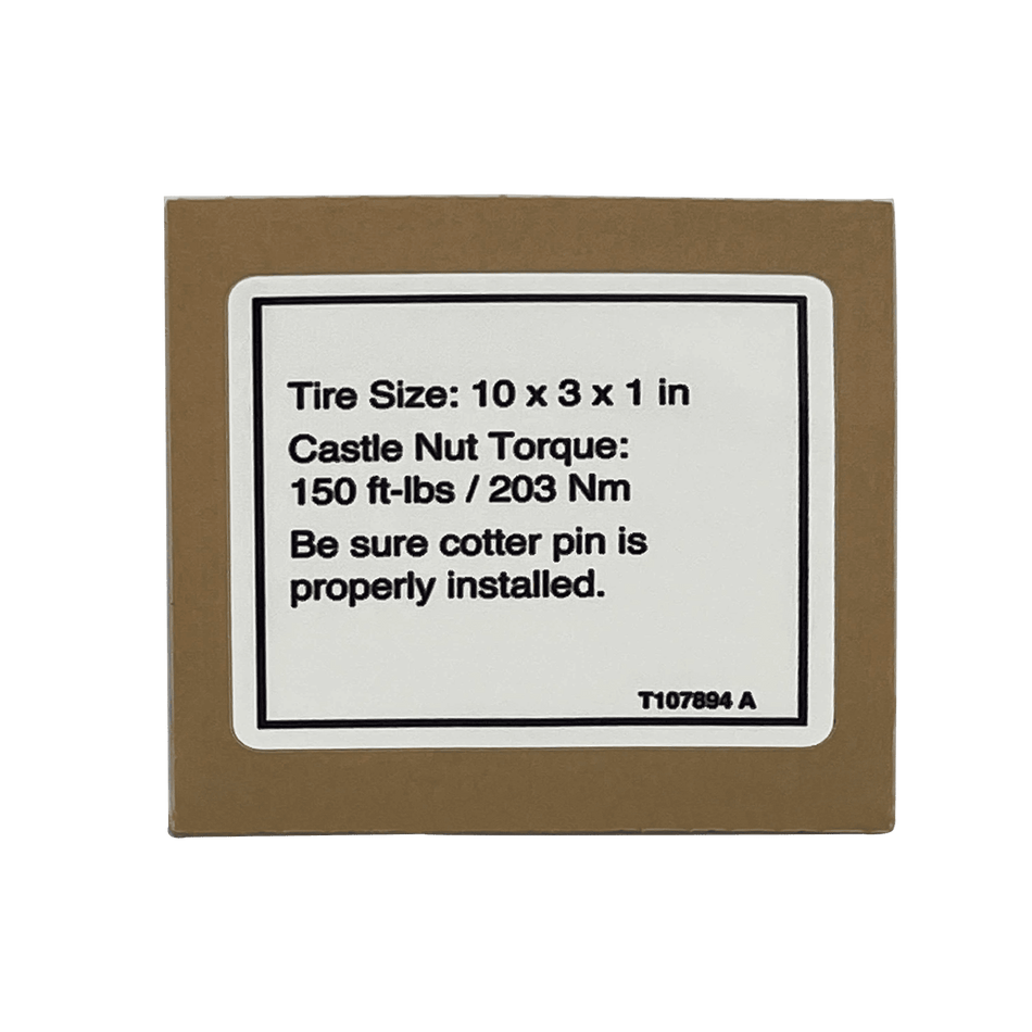 Genie Decal, Label, Tire Spec, Gr/Grc T107894GT - MPN: 107894